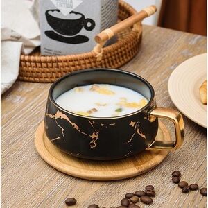 Black and Gold Marble Coffee/Tea Mug